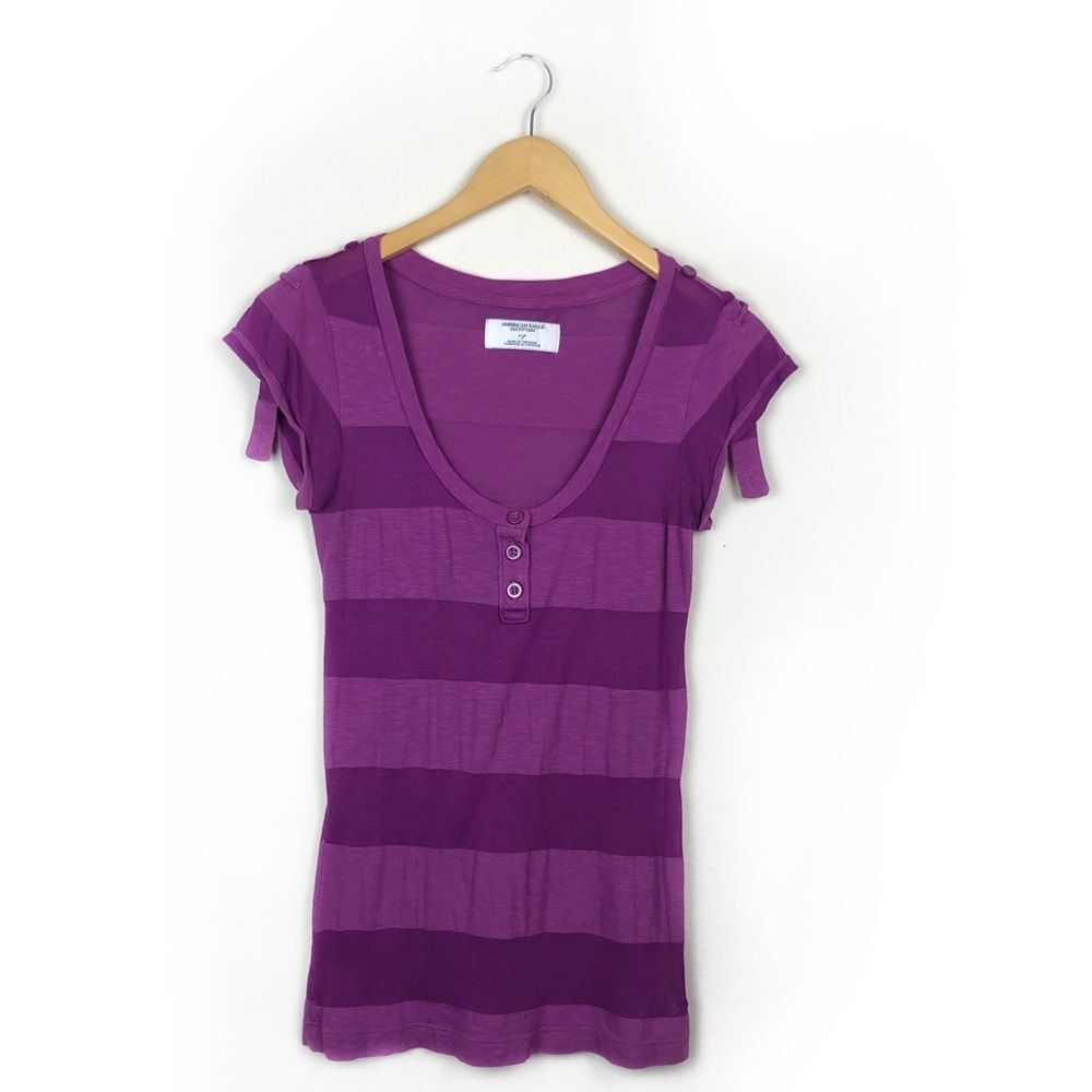 American Eagle Outfitters Striped Top Size S